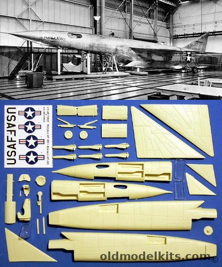 Anigrand 1/72 Republic XF-103 Thunderwarrior, AA-2020 plastic model kit